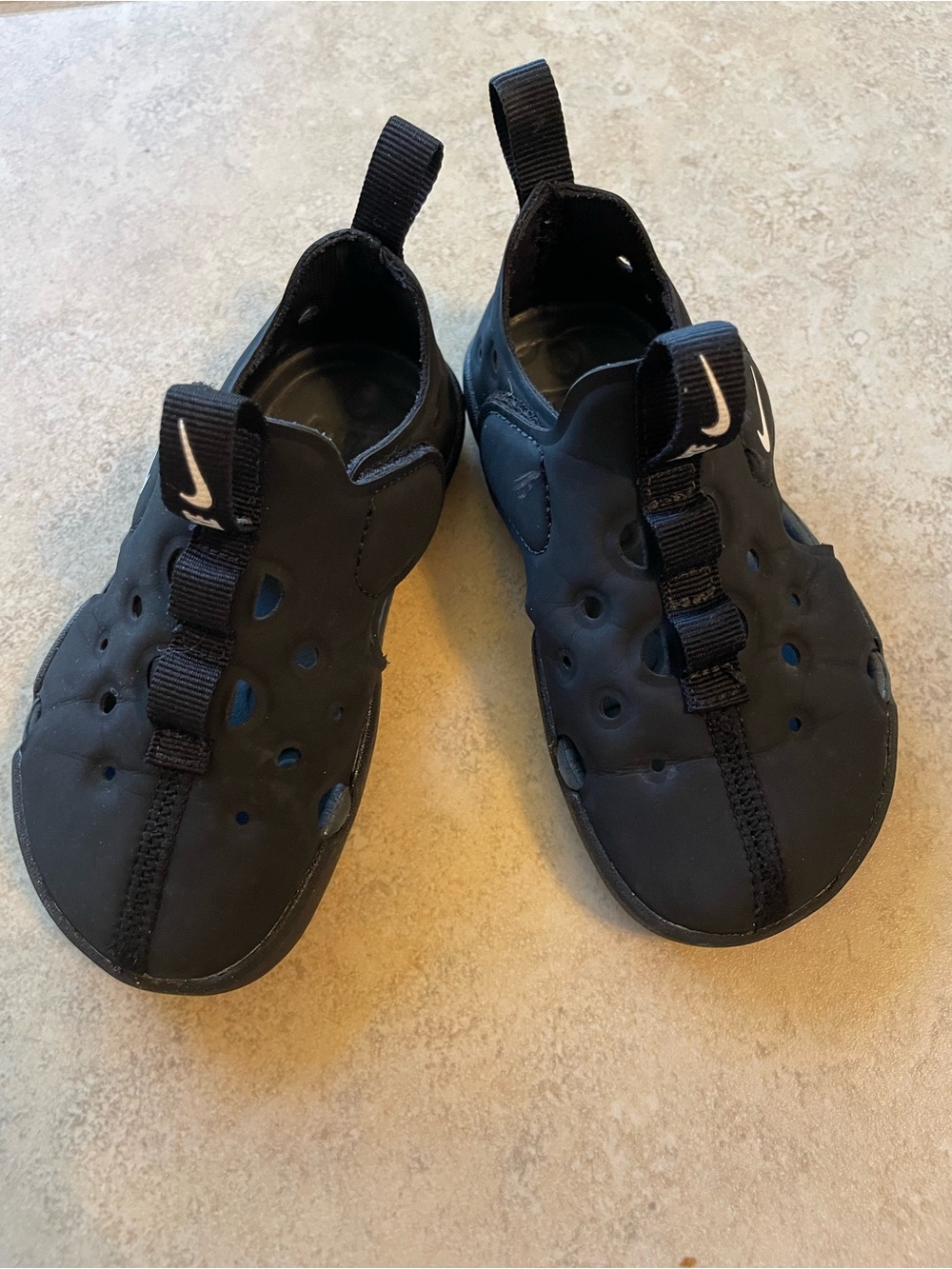 Nike Sunray Protect 4 Toddler Water Sandals Black Size 7T